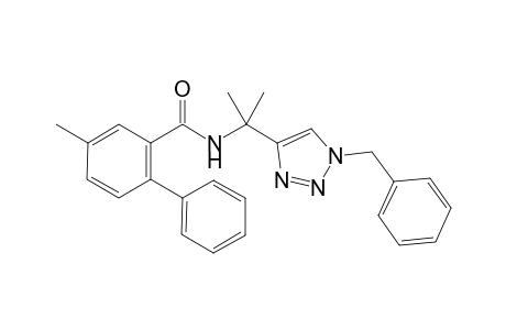 N-(2-(1-Benzyl-1H-1,2,3-triazol-4-yl)propan-2-yl)-4-methyl-[1,1'-biphenyl]-2-carboxamide