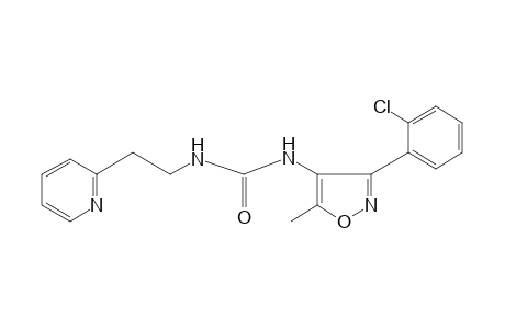 1-[3-(o-chlorophenyl)-5-methyl-4-isoxazolyl]-3-[2-(2-pyridyl)ethyl]urea