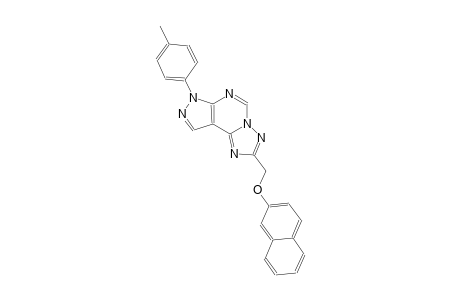 7-(4-methylphenyl)-2-[(2-naphthyloxy)methyl]-7H-pyrazolo[4,3-e][1,2,4]triazolo[1,5-c]pyrimidine