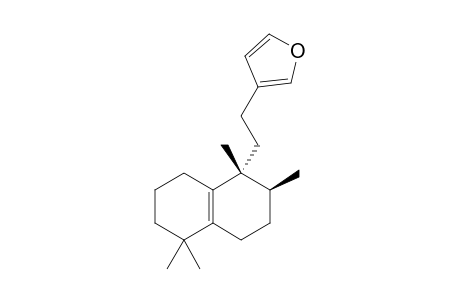 (6-BETA)-5(R)-[2-(3-FURANYL)-ETHYL]-1,1,5,6-TETRAMETHYL-1,2,3,4,5,6,7,8-OCTAHYDRONAPHTHALENE