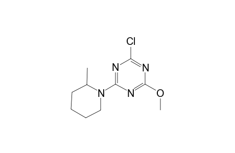 2-Chloro-4-methoxy-6-(2-methyl-1-piperidinyl)-1,3,5-triazine