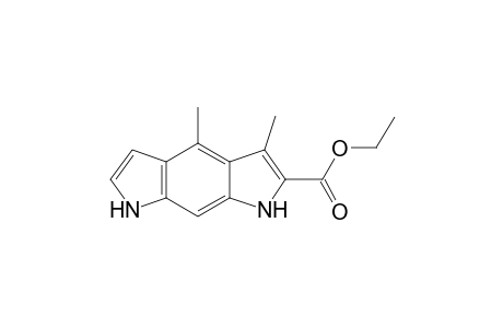 3,4-Dimethyl-1,7-dihydropyrrolo[3,2-f]indole-2-carboxylic acid ethyl ester