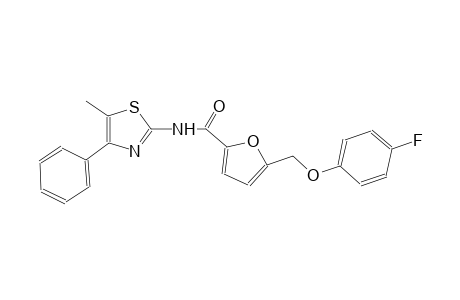 5-[(4-fluorophenoxy)methyl]-N-(5-methyl-4-phenyl-1,3-thiazol-2-yl)-2-furamide