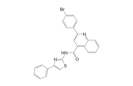 2-(4-bromophenyl)-N-(4-phenyl-1,3-thiazol-2-yl)-4-quinolinecarboxamide