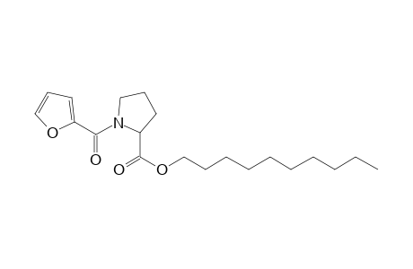 L-Proline, N-(furoyl-2)-, decyl ester