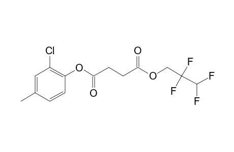 Succinic acid, 2,2,3,3-tetrafluoropropyl 2-chloro-4-methylphenyl ester