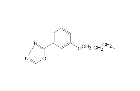 2-(m-butoxyphenyl)-1,3,4-oxadiazole