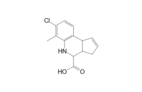 7-chloro-6-methyl-3a,4,5,9b-tetrahydro-3H-cyclopenta[c]quinoline-4-carboxylic acid