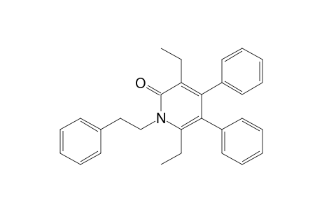 3,6-Diethyl-1-phenethyl-4,5-diphenyl-2-pyridone