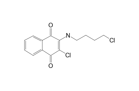 2-Chloro-3-[(4-chlorobutyl)amino]naphthalene-1,4-dione