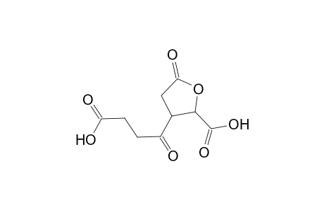 3-(3-carboxypropanoyl)-5-oxotetrahydrofuran-2-carboxylic acid