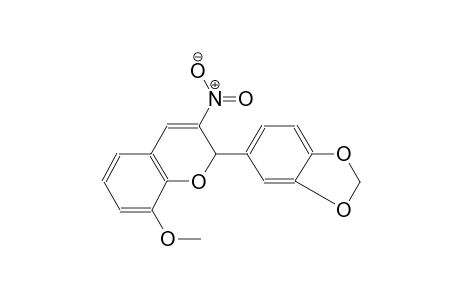 2-Benzo[1,3]dioxol-5-yl-8-methoxy-3-nitro-2H-chromene