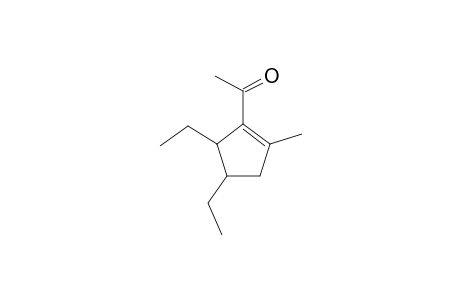 Ethanone, 1-(4,5-diethyl-2-methyl-1-cyclopenten-1-yl)-