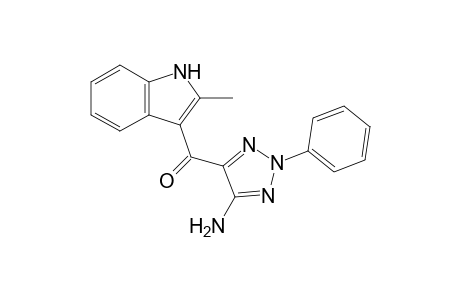 (5-Amino-2-phenyl-2H-1,2,3-triazol-4-yl)(2-methyl-1H-indol-3-yl)methanone
