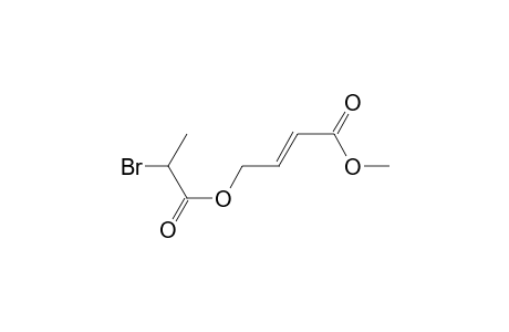 (E)-4-(2-bromopropanoyloxy)but-2-enoic acid methyl ester