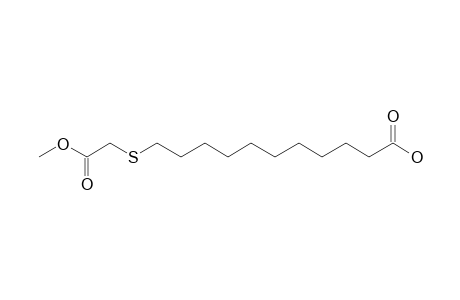 11-[(carboxymethyl)thio]undecanoic acid, 11-methyl ester