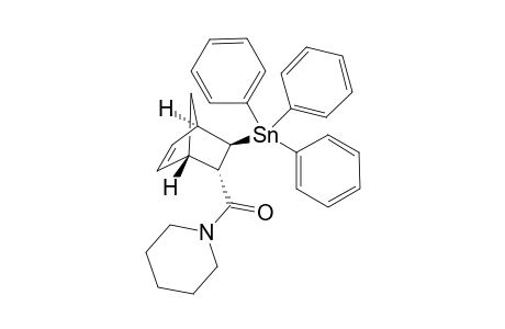 1-Piperidinyl-[(1S,2S,3R,4R)-3-triphenylstannyl-2-bicyclo[2.2.1]hept-5-enyl]methanone