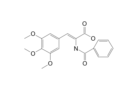 2-Benzoylamido-3-(3,4,5-trimethoxyphenyl)propenoic acid