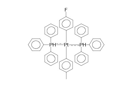 TRANS-BIS(TRIPHENYLPHOSPHINE)(PARA-TOLYL)(4-FLUOROPHENYL)PLATINA