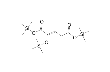 2-Pentenedioic acid, 2-[(trimethylsilyl)oxy]-, bis(trimethylsilyl) ester