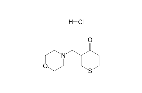 3-(Morpholinomethyl)-tetrahydrothiopyran-4-one - hydrochloride