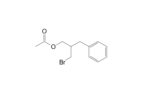 3-Acetoxy-2-benzylpropyl bromide