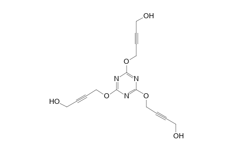 4,4',4''-(s-triazin-2,4,6-triyloxy)tris[2-butyn-1-ol]