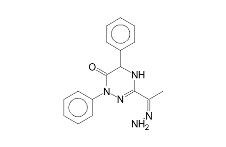 3-(1-Hydrazonoethyl)-1,5-diphenyl-4,5-dihydro-1H-[1,2,4]triazin-6-one
