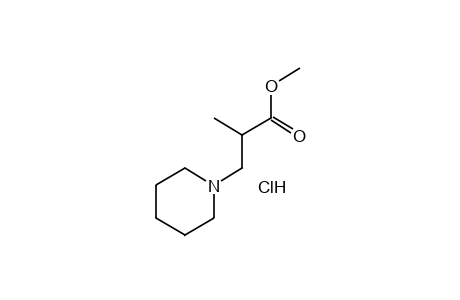 alpha-methyl-1-piperidinepropionic acid, methyl ester, hydrochloride