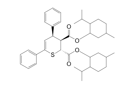 (2R*,3S*,4S*)-2,3-(trans)-3,4-(cis)-2,3-bis[(-)-methoxycarbonyl]]-3,4-diphenyl-3,4-dihydro-2H-thiopyran