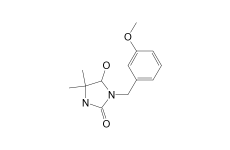 2-Imidazolidinone, 5-hydroxy-1-[(3-methoxyphenyl)methyl]-4,4-dimethyl-