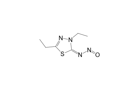 (NE)-N-(3,5-diethyl-1,3,4-thiadiazol-2-ylidene)nitrous amide