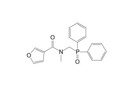 N-(diphenylphosphorylmethyl)-N-methyl-3-furancarboxamide