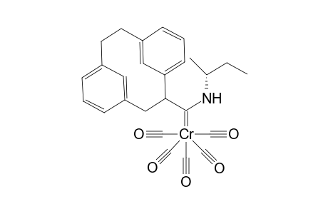 Pentacarbonyl{ 4-[2.2]metacyclophanyl-[E-(R)-2'-butylamino)carbene} chromium (0)
