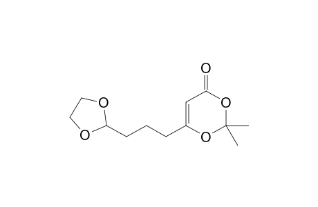 6-[3'-(1",3"-Dioxolan-2''-yl)propyl]-2,2-dimethyl-1,3-dioxin-4-one