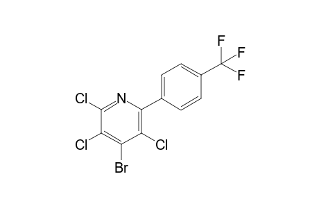 4-Bromo-2,3,5-trichloro-6-[4-(trifluoromethyl)phenyl]pyridine