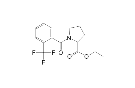 L-Proline, N-(2-trifluoromethylbenzoyl)-, ethyl ester