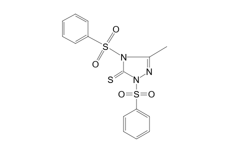 1,4-bis(phenylsulfonyl)-3-methyl-delta2-1,2,4-triazoline-5-thione