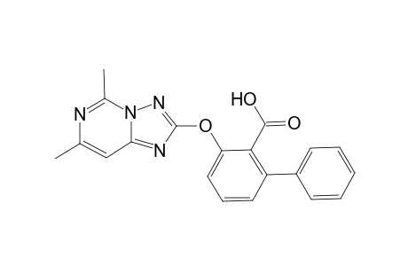3-(5,7-dimethyl-[1,2,4]triazolo[1,5-c]pyrimidin-2-yloxy)biphenyl-2-carboxylic acid