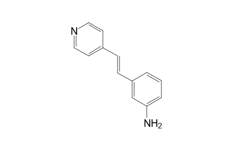 Benzenamine, 3-[2-(4-pyridinyl)ethenyl]-