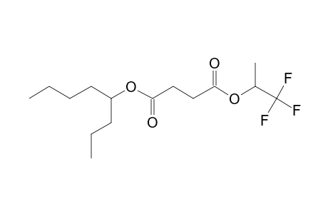 Succinic acid, 1,1,1-trifluoroprop-2-yl 4-octyl ester