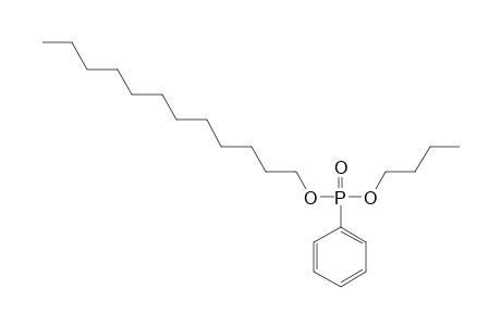 Phenylphosphonic acid, butyl dodecyl ester