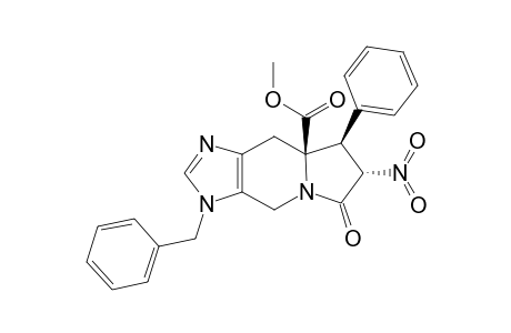 METHYL-(7S*,8S*,8AR*)-3-BENZYL-8-PHENYL-7-NITRO-6-OXO-3,4,6,7,8-HEXAHYDROIMIDAZO-[4,5-F]-INDOLIZIN-8A-CARBOXYLATE