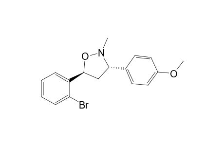 (3S*,5S*)-5-(2-Bromophenyl)-3-(4-methoxyphenyl)-2-methylisoxazolidine
