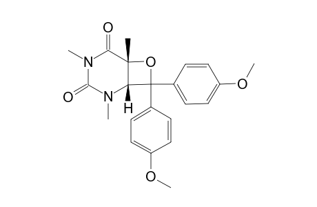 (Z)-8,8-BIS-(4-METHOXYPHENYL)-2,4,6-TRIMETHYL-7-OXA-2,4-DIAZABICYCLO-[4.2.0]-OCTANE-3,5-DIONE