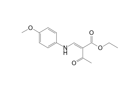 N-[(2-Acetyl-2-ethoxycarbonyl)ethenyl]-N-(4'-methoxy-phenyl)amine