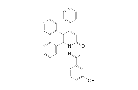 1-[(m-hydroxybenzylidene)amino]-4,5,6-triphenyl-2(H)-pyridone