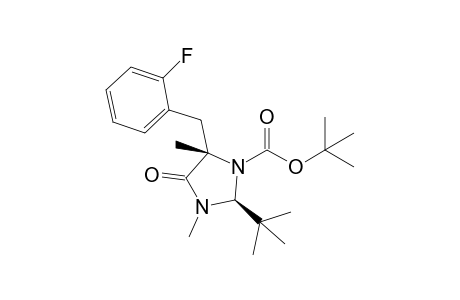 (2S,5S)-1-tert-Butyloxycarbonyl-2-tert-butyl-3,5-dimethyl-5-(2'-fluorobenzyl)imidazolidin-4-one