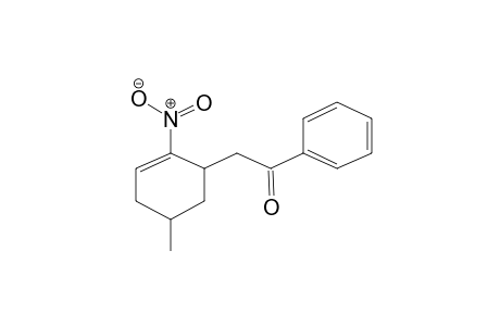 2-(5-Methyl-2-nitro-2-cyclohexen-1-yl)-1-phenylethanone