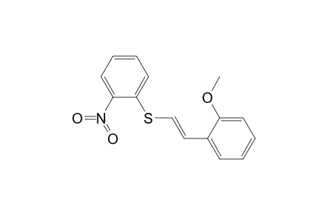 Benzene, 1-[[2-(2-methoxyphenyl)ethenyl]thio]-2-nitro-